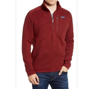 Patagonia Men's Better Sweater 1/4 Zip - Red